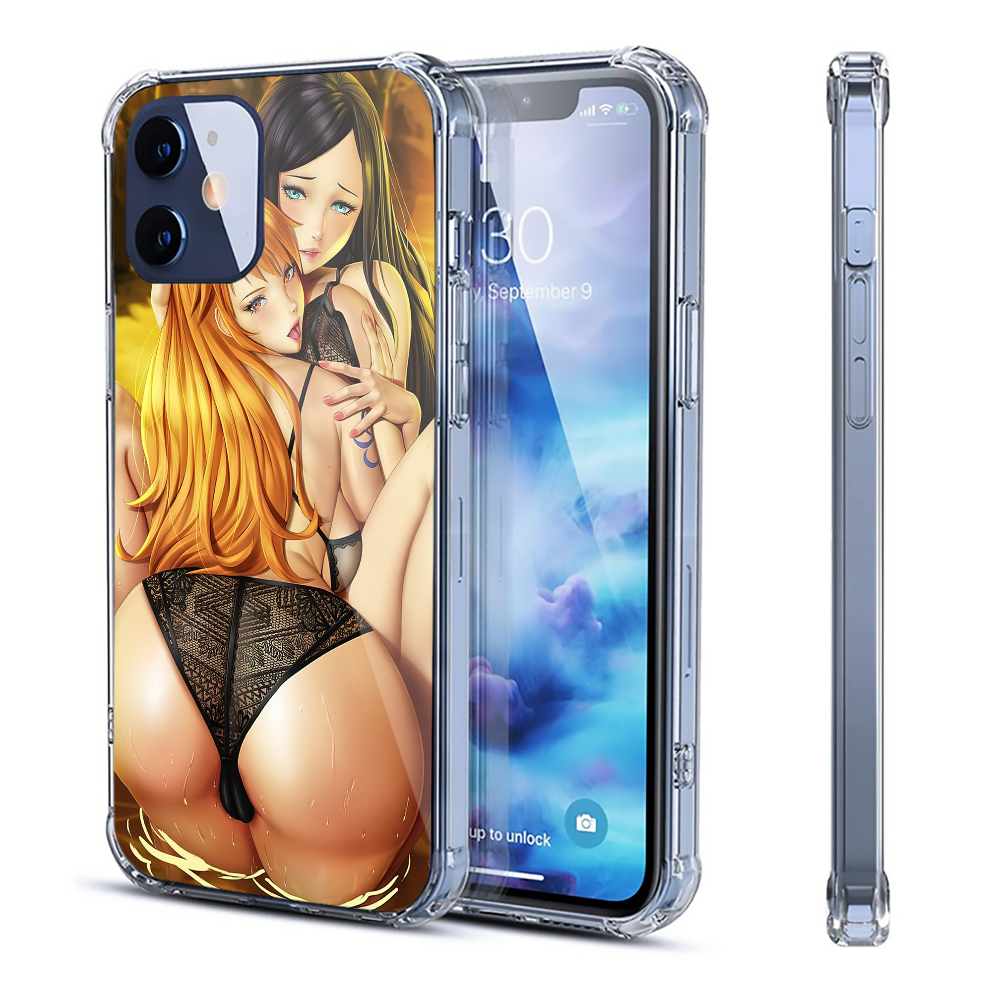 （画像用） ワンピース ONE PIECE 【iPhone 12シリーズ対応】透明スマホケース（クリアソフトケース）